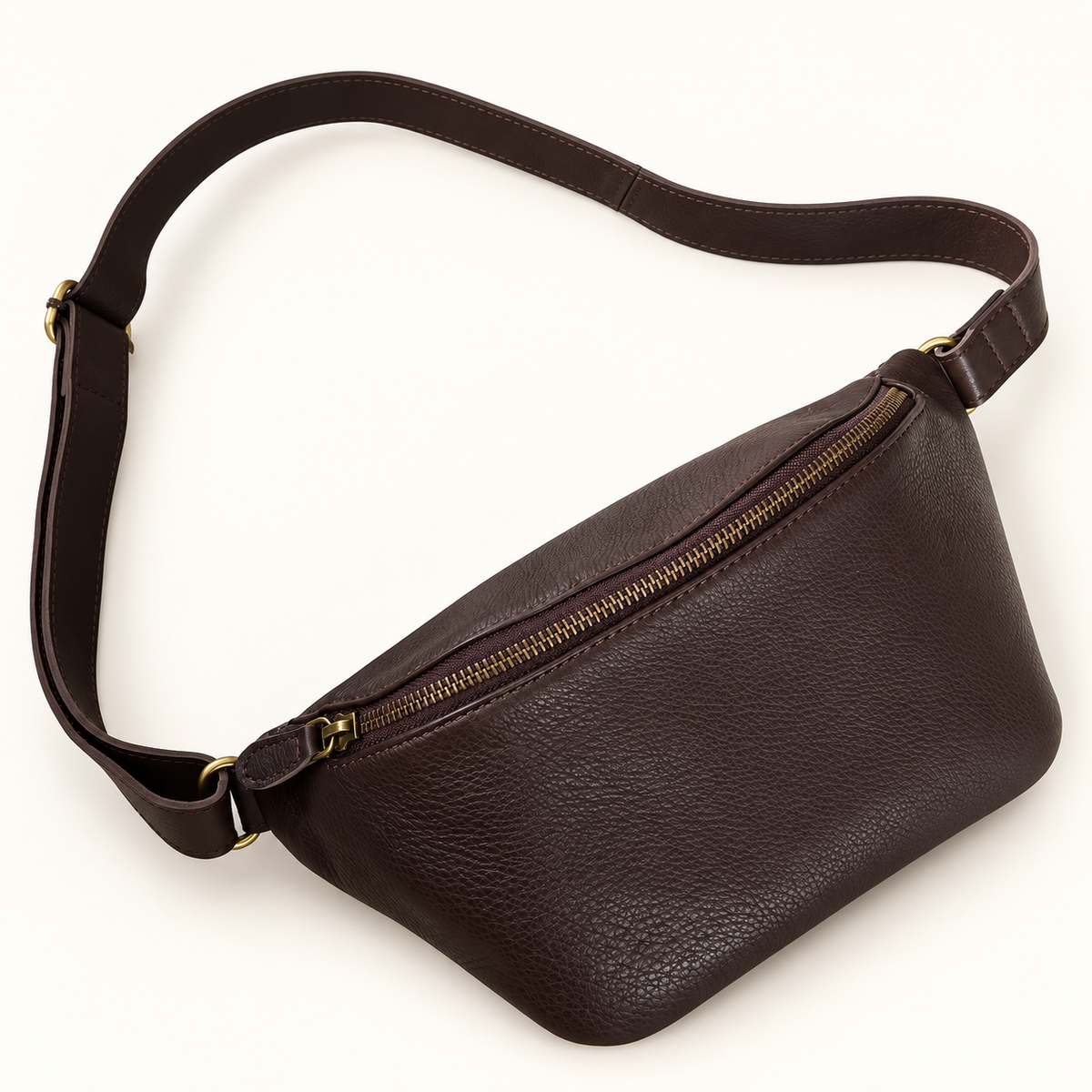 The Sera Crossbody - Dark Brown.
